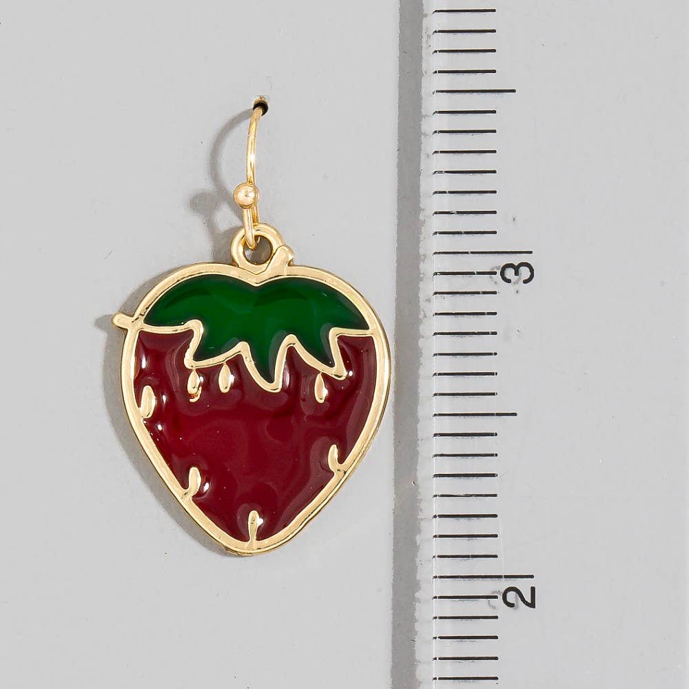 Sweet Strawberry Earrings