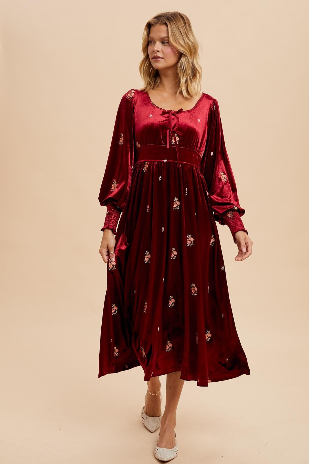 Caught in Elegance Velvet Dress