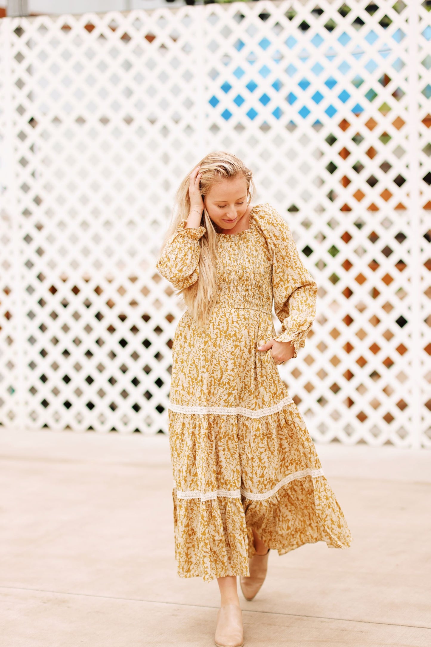 Autumn Splendor Midi Dress