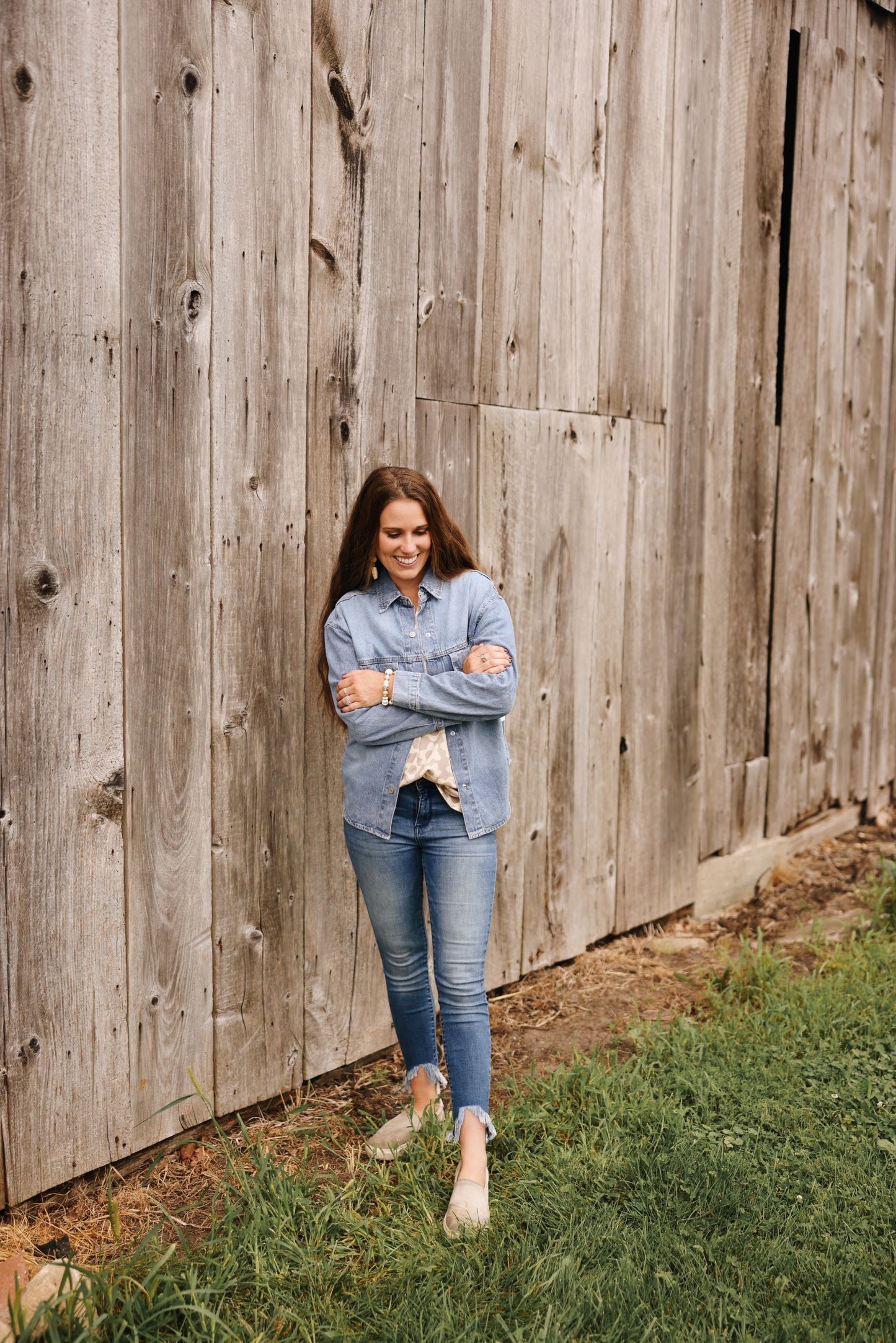 Simple Solution Denim Button Up-Blue (S-Xl)