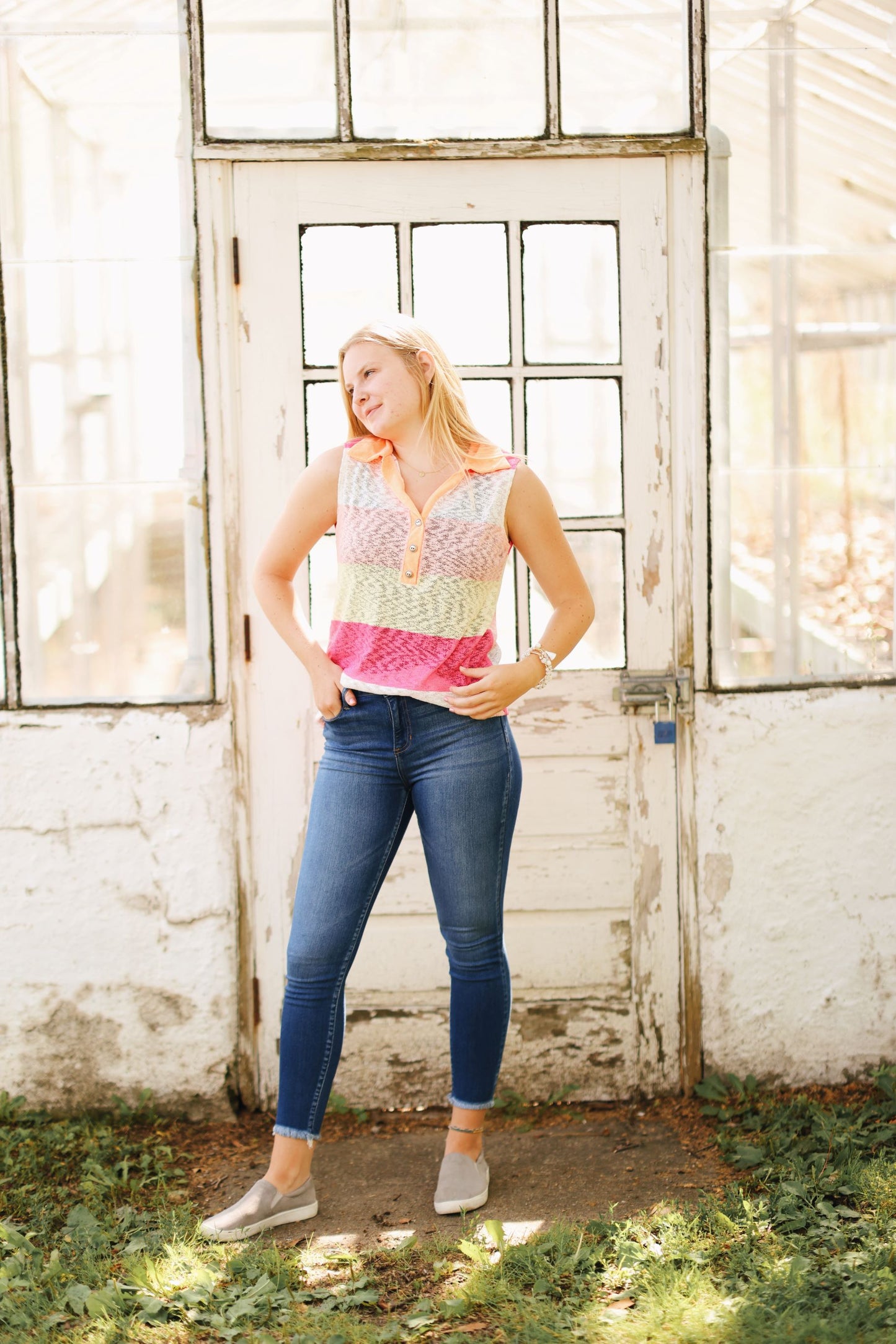 Summer Lovin' Striped Tank