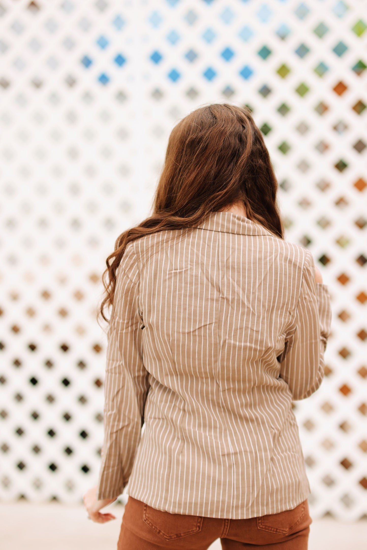 In A Striped Daze Blazer