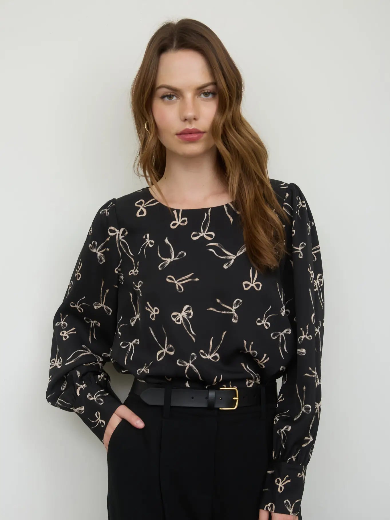 Tied & True Bow Blouse