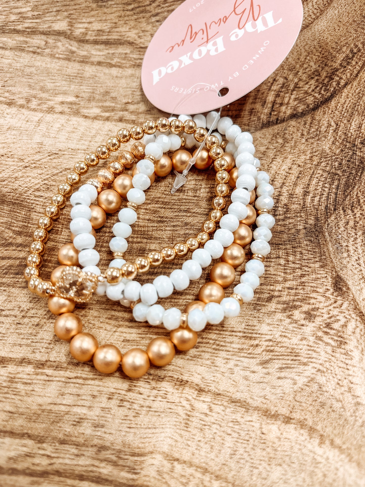 Clover Gem Bracelet Set