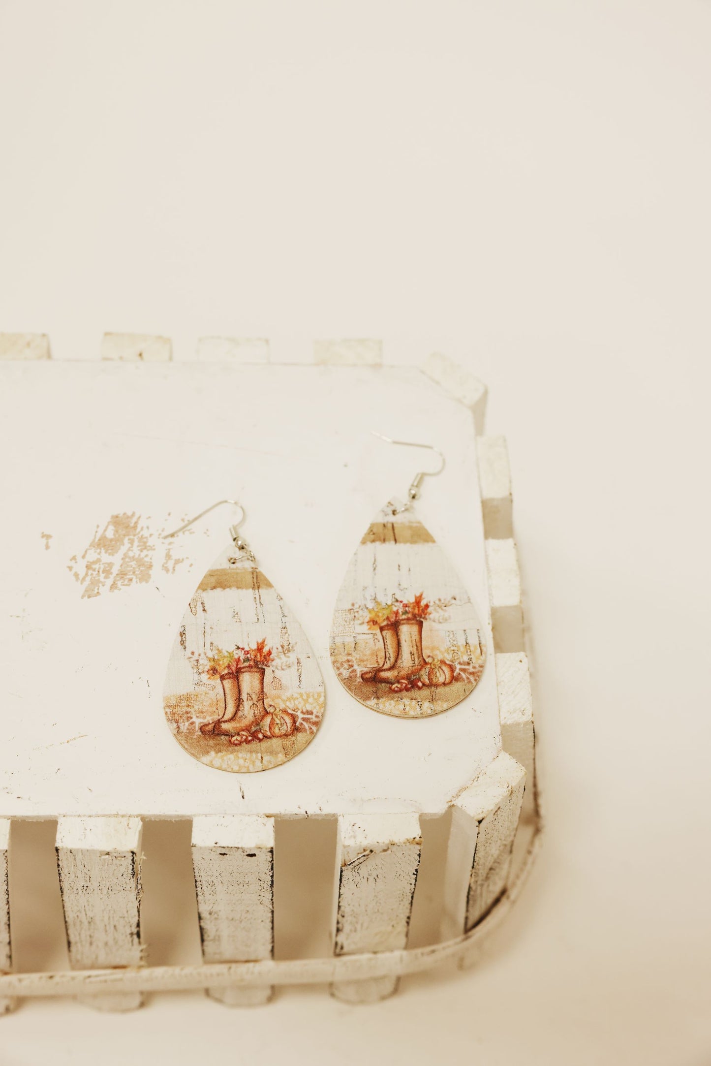 Backyard in Boots Earrings