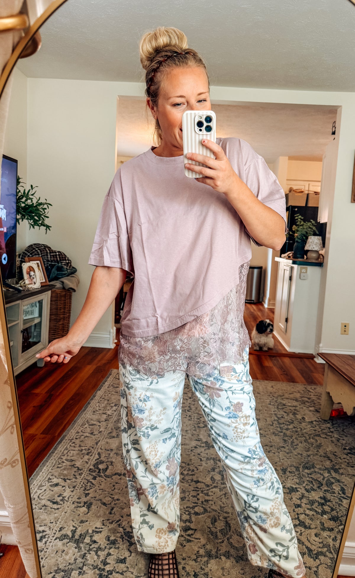 Find Me Wearing Vintage Florals Bottoms (S-XL)