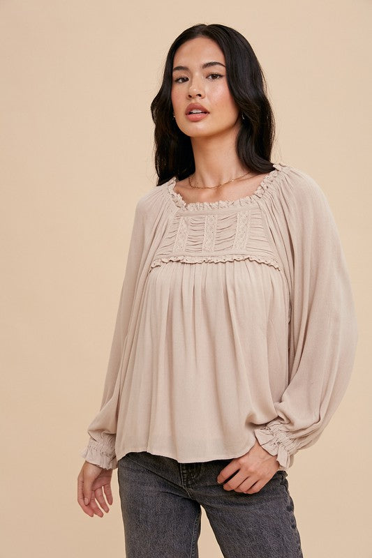 The Soft Silhouette Top-Natural