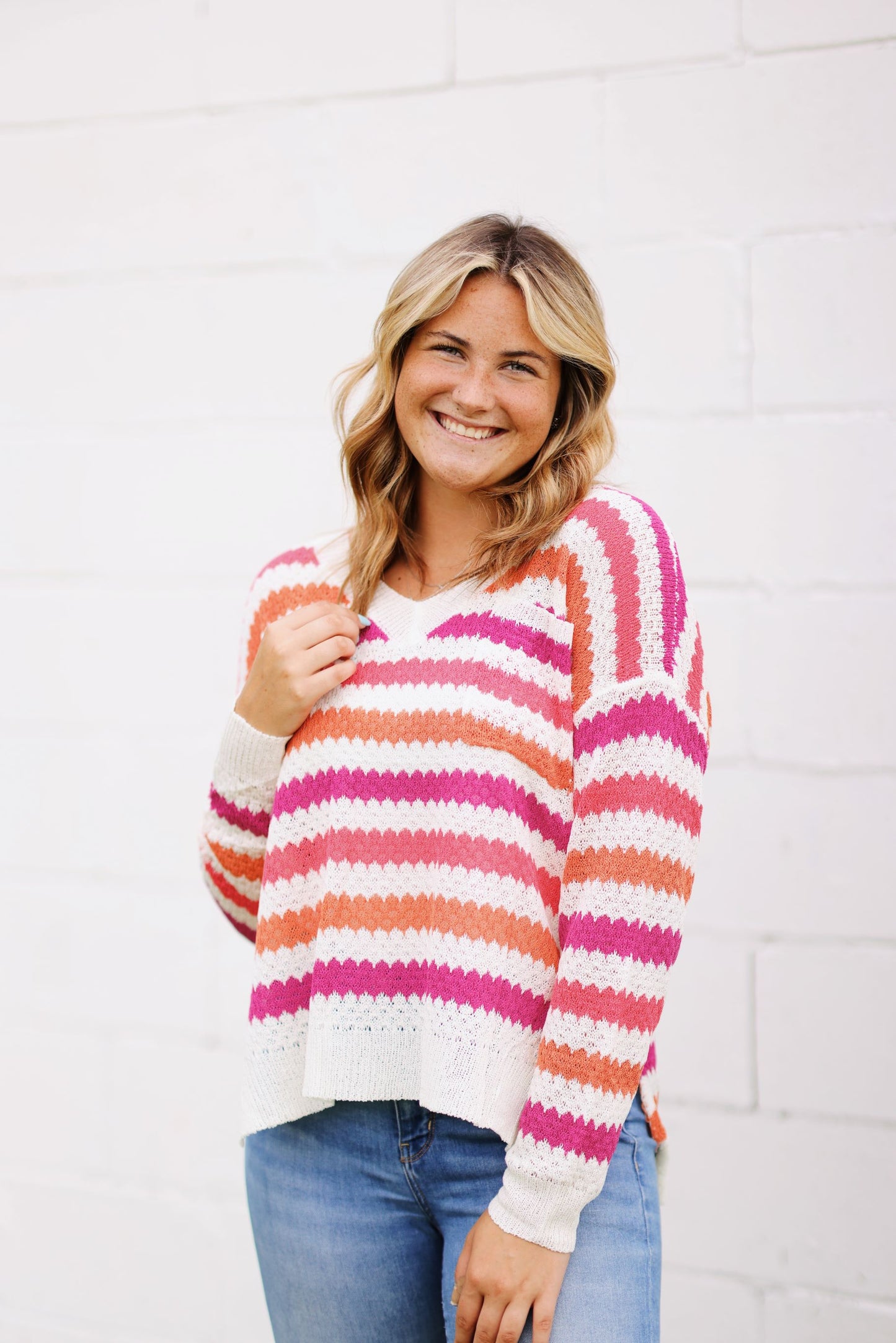 Cozy Chic Striped Knitwear