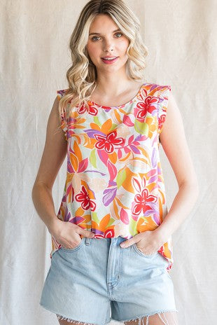 Grow in Flowers Top (2 Colors)