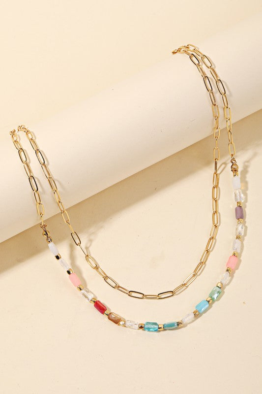 Stuck On You Layered Necklace