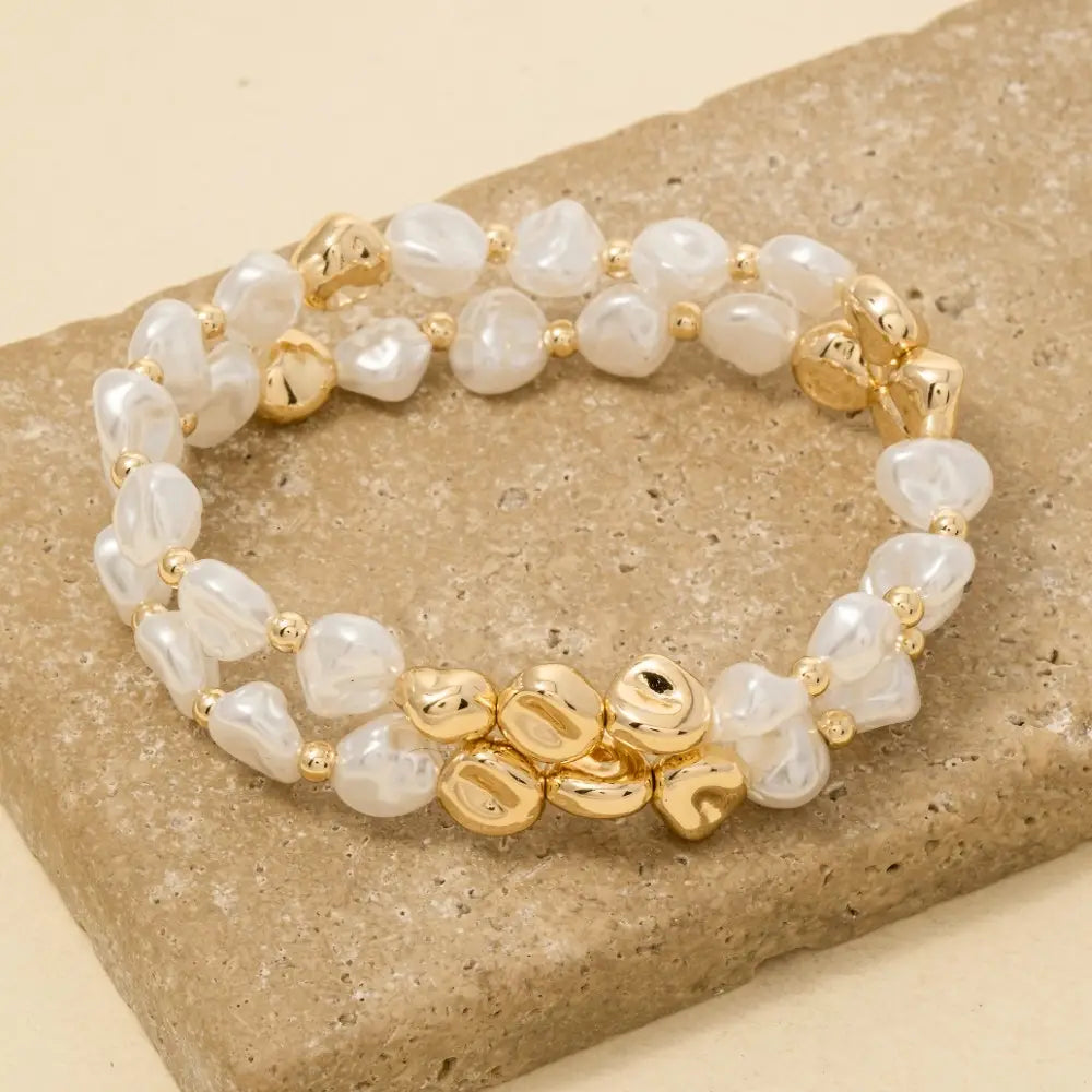 Golden Earth Bracelet Set