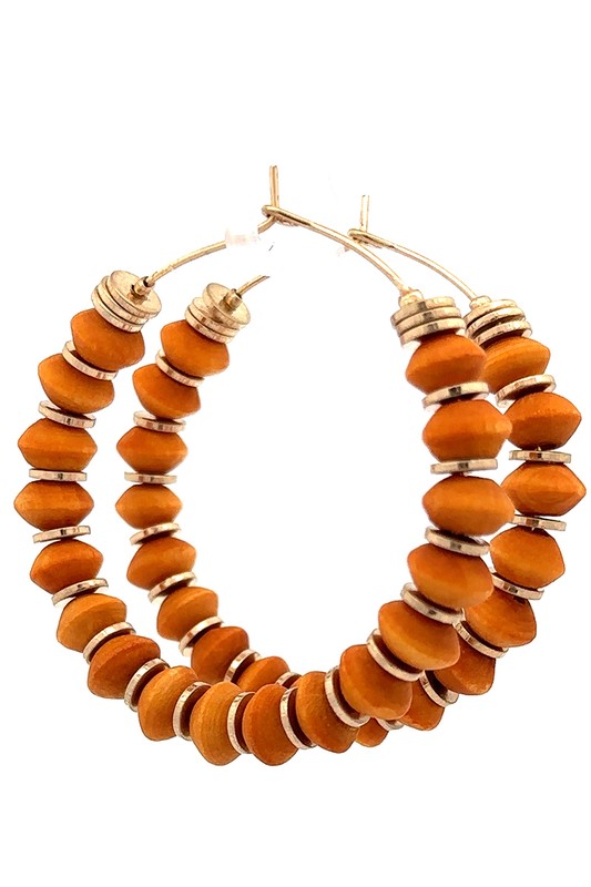 Wooden Way Earrings (2 Colors)