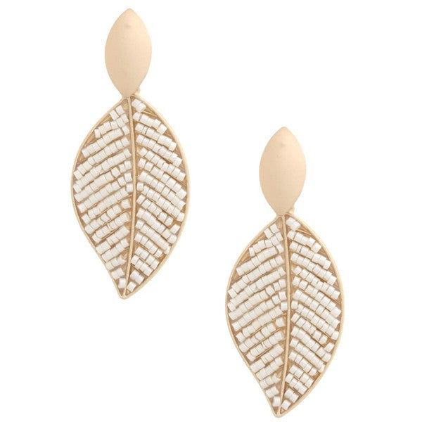 Leaf It Earrings (3 Colors)