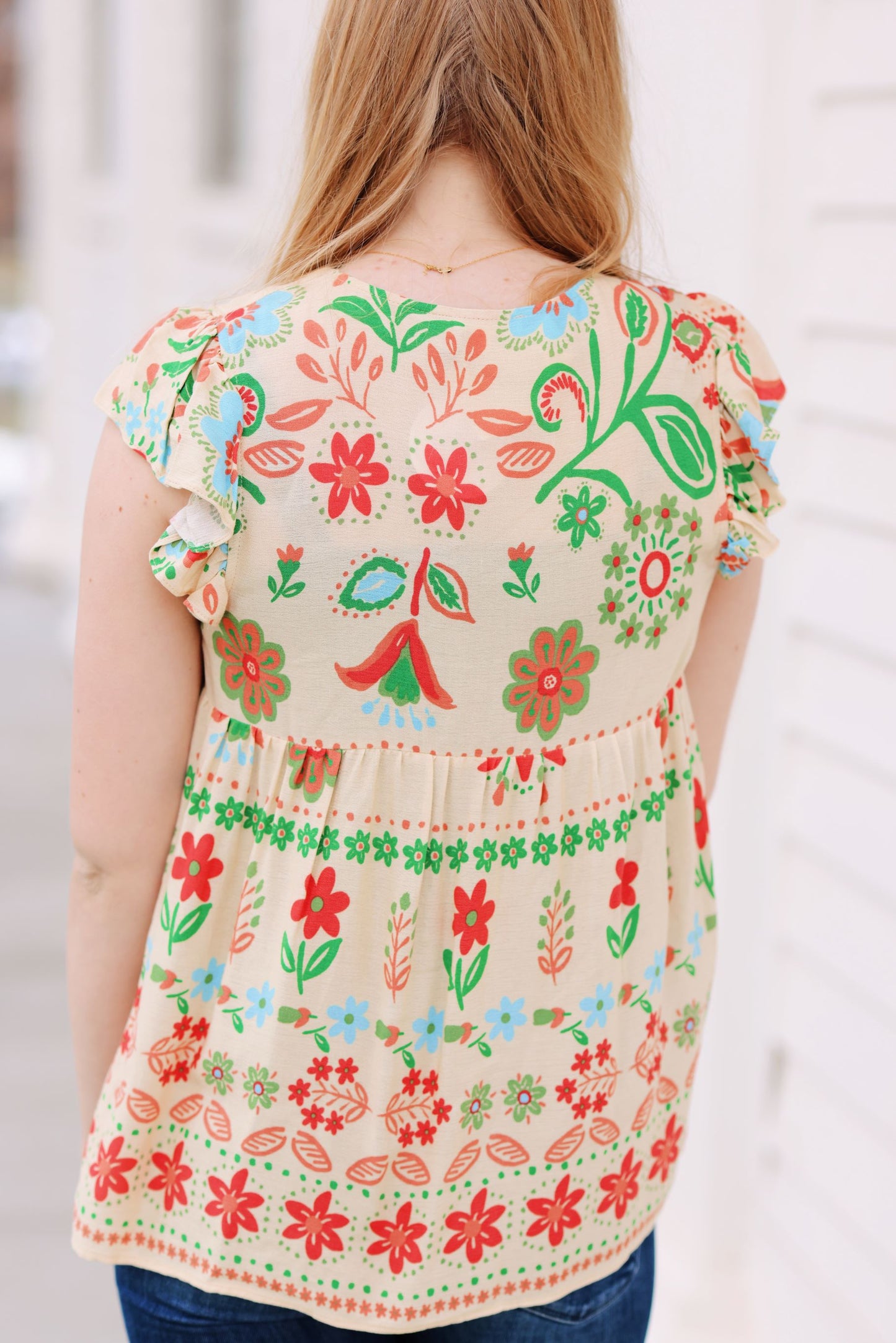 Changing Season's Printed Blouse