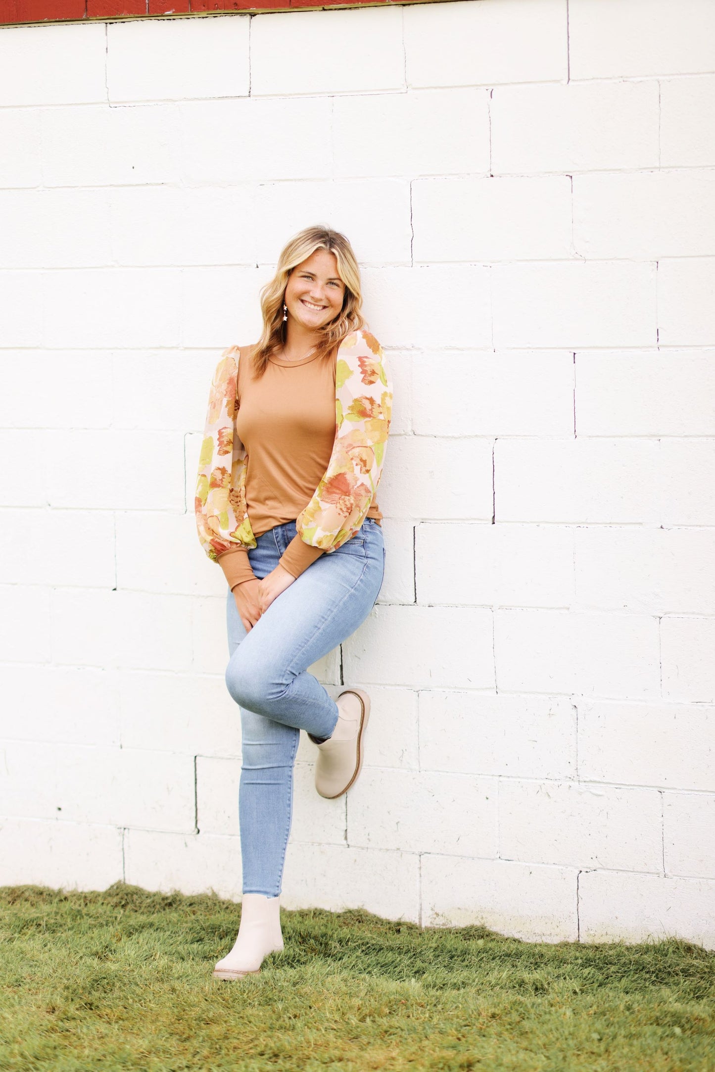 Sweet as Fall Top-Latte