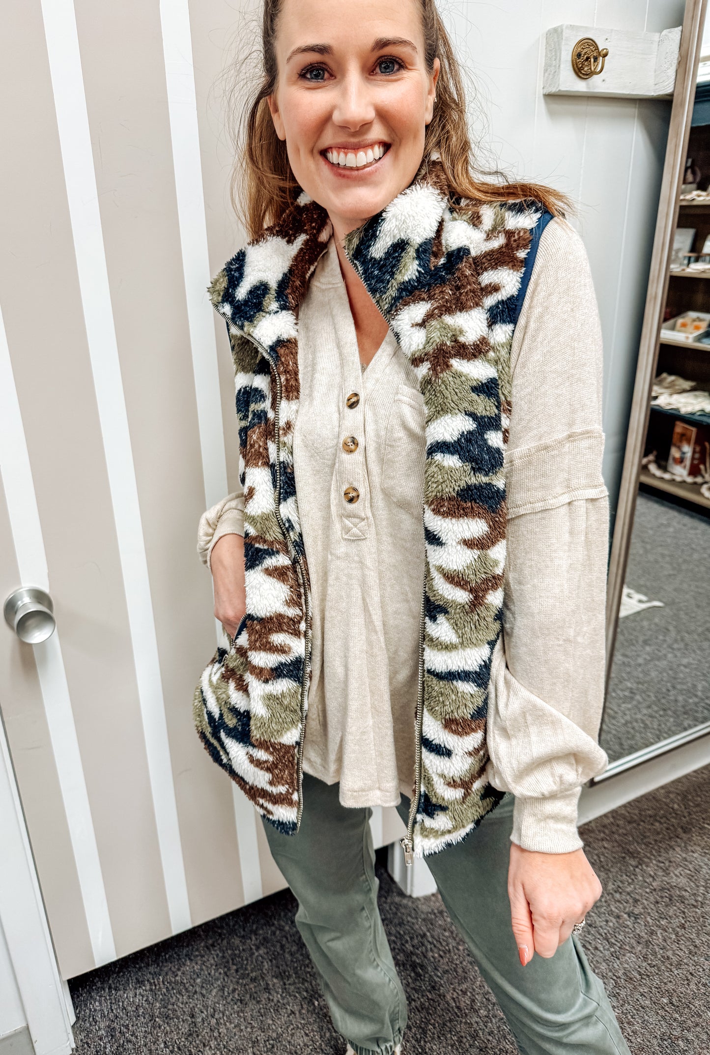 Can You See Me Fleece Vest