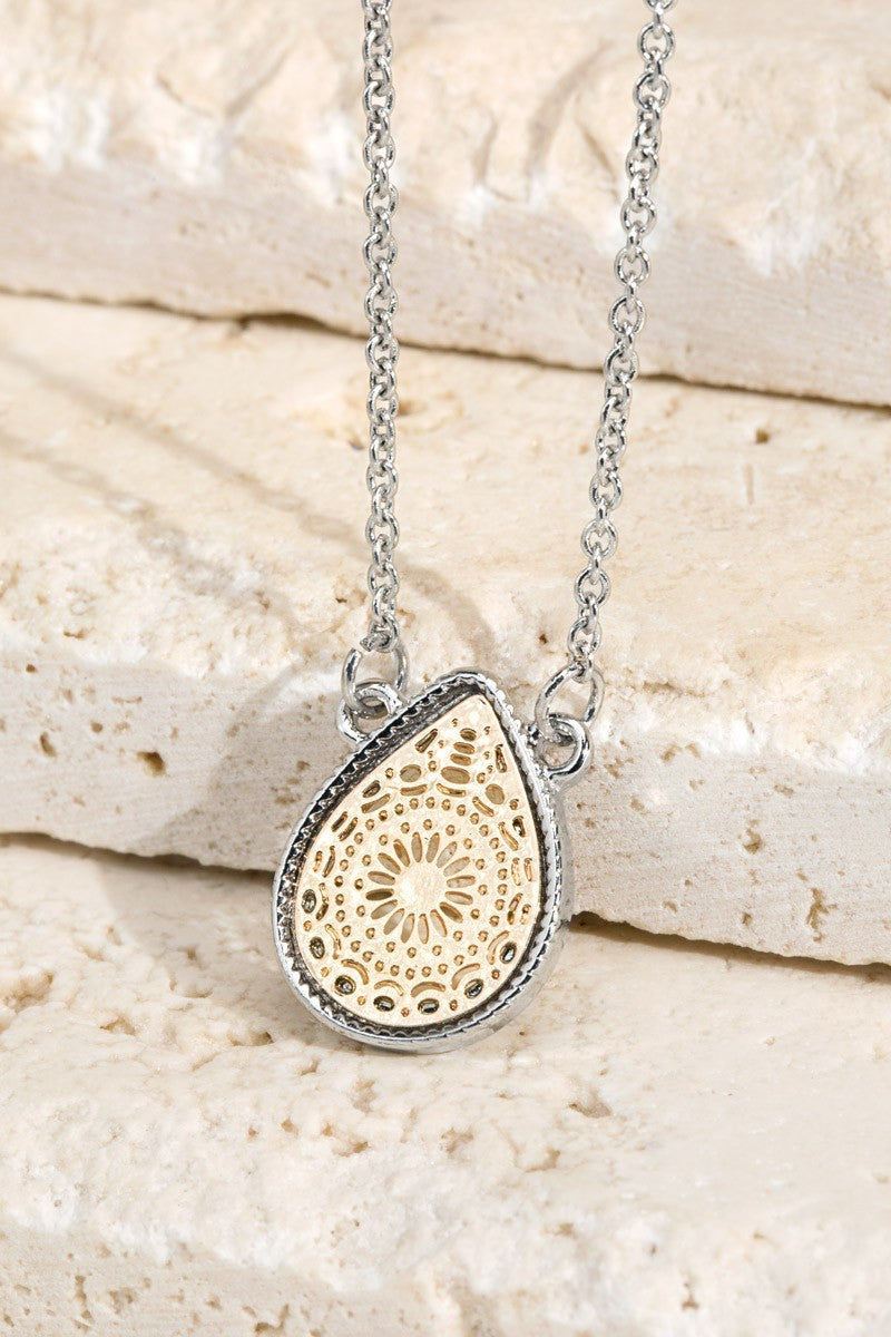 Trish Teardrop Necklace (2 Colors)