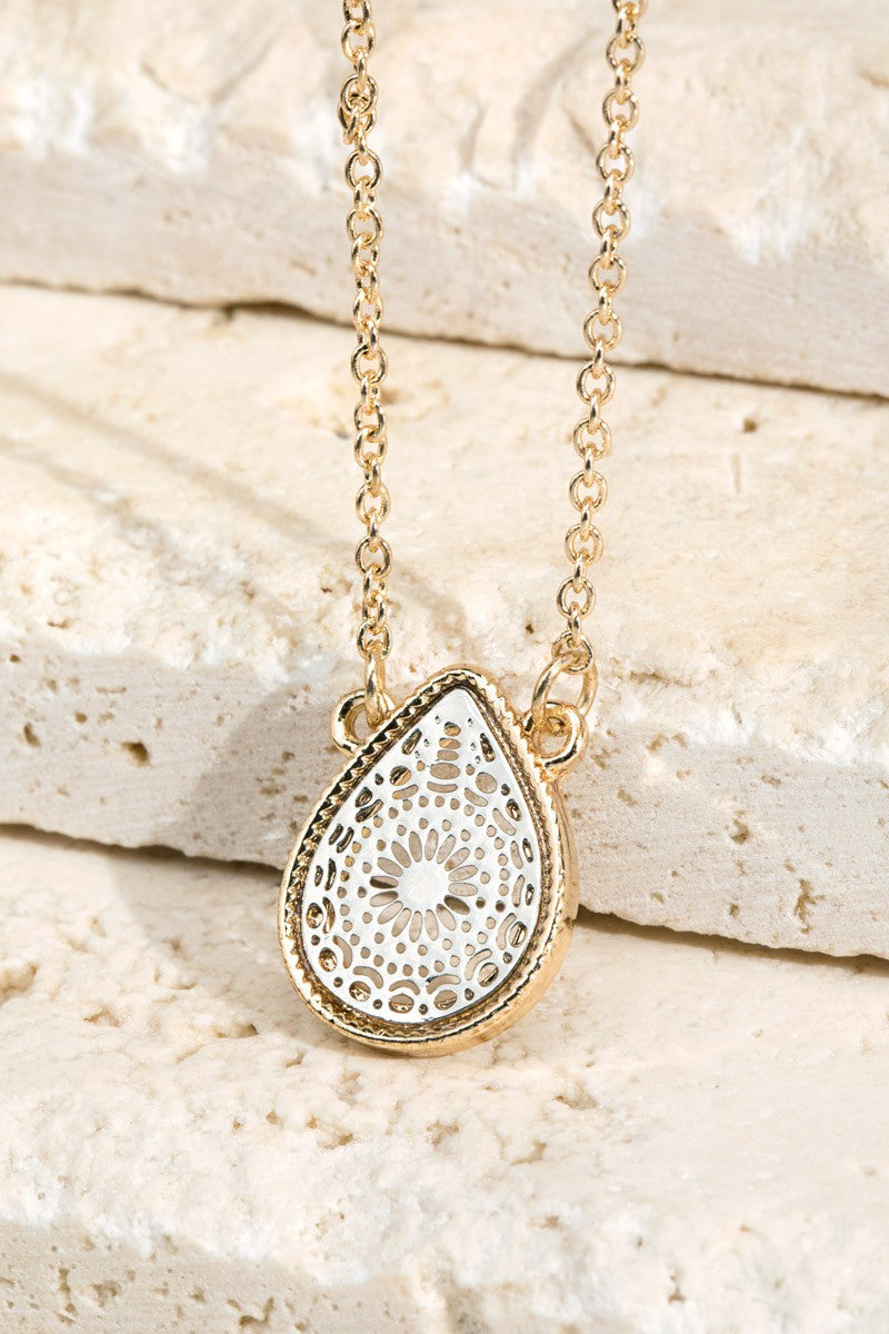 Trish Teardrop Necklace (2 Colors)