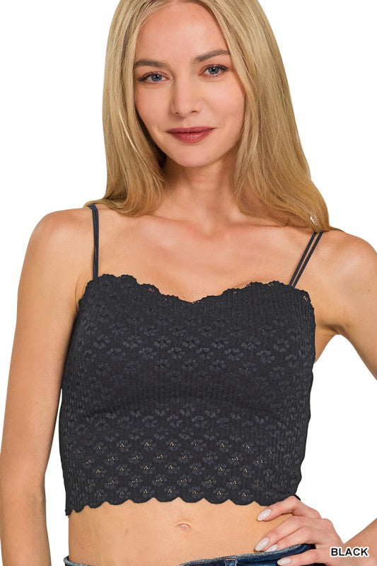 Simply Supported Scalloped Bralette