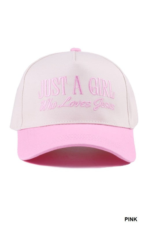 Just a Girl Who Loves Jesus Trucker Hat (5 colors)