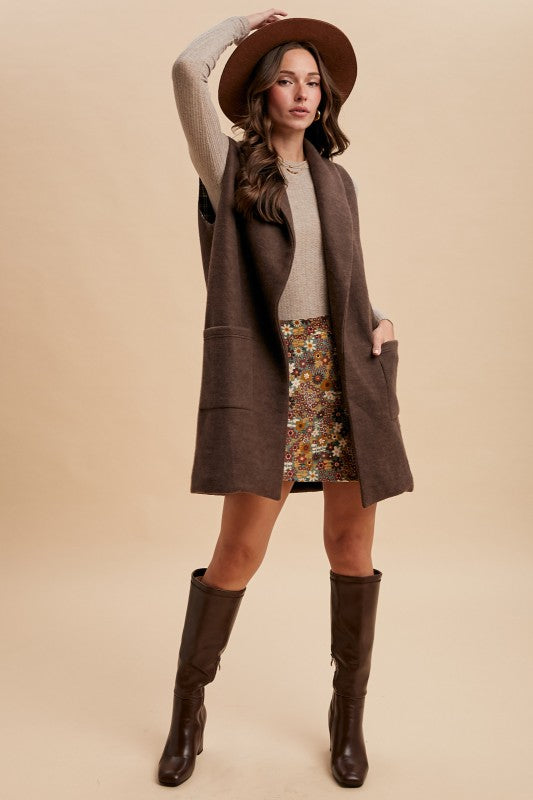 Toasted Threads Longline Vest (S-XL)