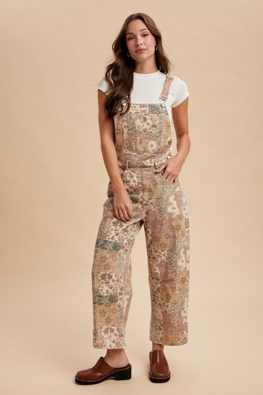 Sunwashed Boho Overalls (S-XL)