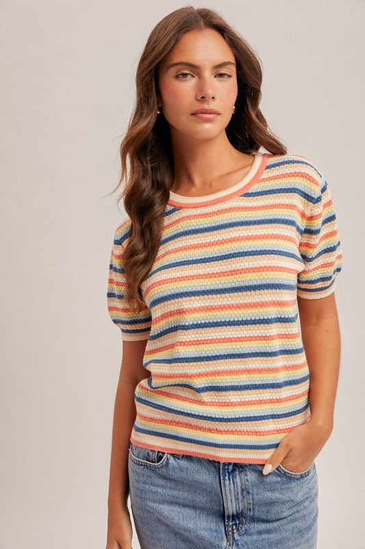 Over the Horizon Knit Top