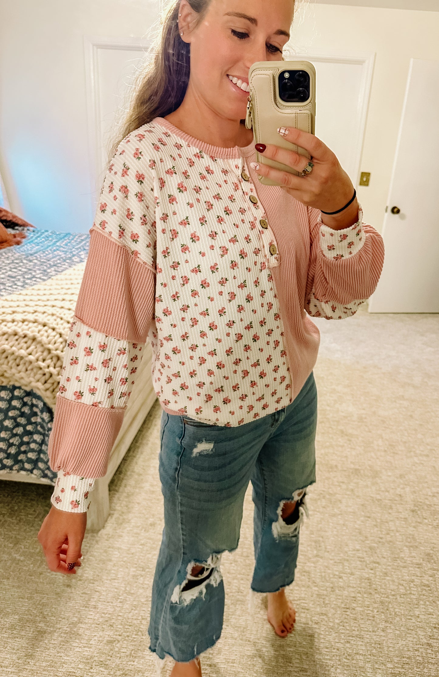Meadow Mix Ribbed Top (S-3X)