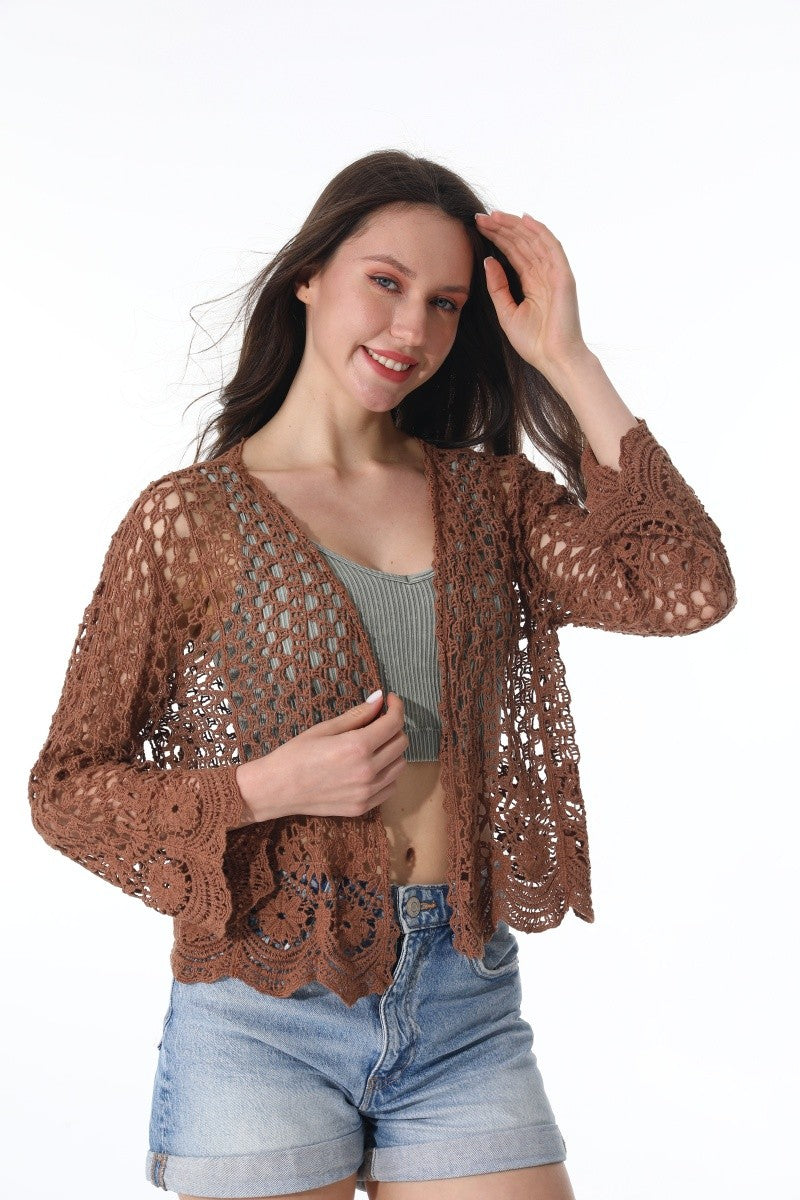 The Sedona Sunset Crochet Cardigan