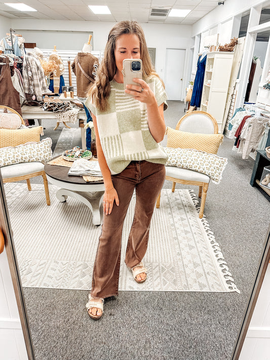 Fall into Step Straight Pants (S-XL).