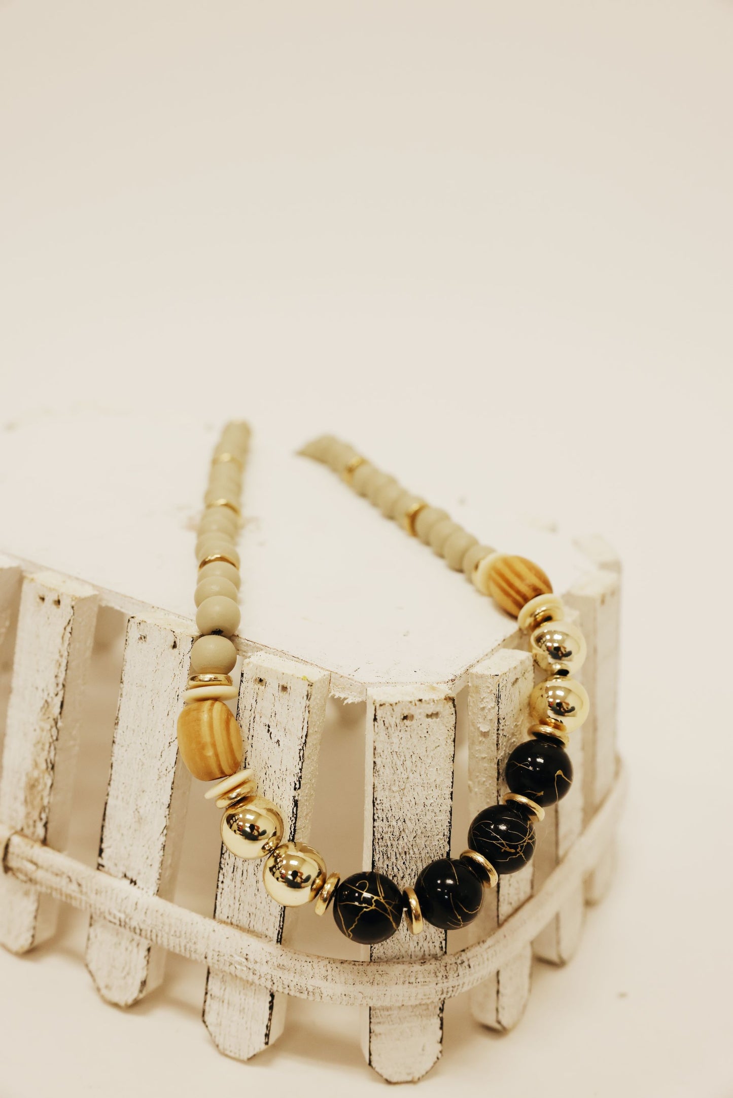 Golden Sunset Statement Necklace