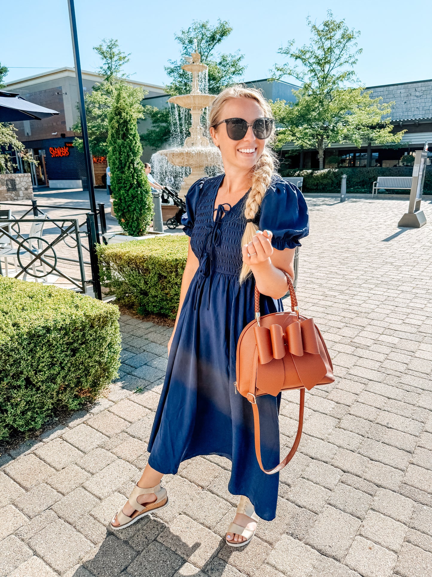 Midnight Harvest Midi Dress