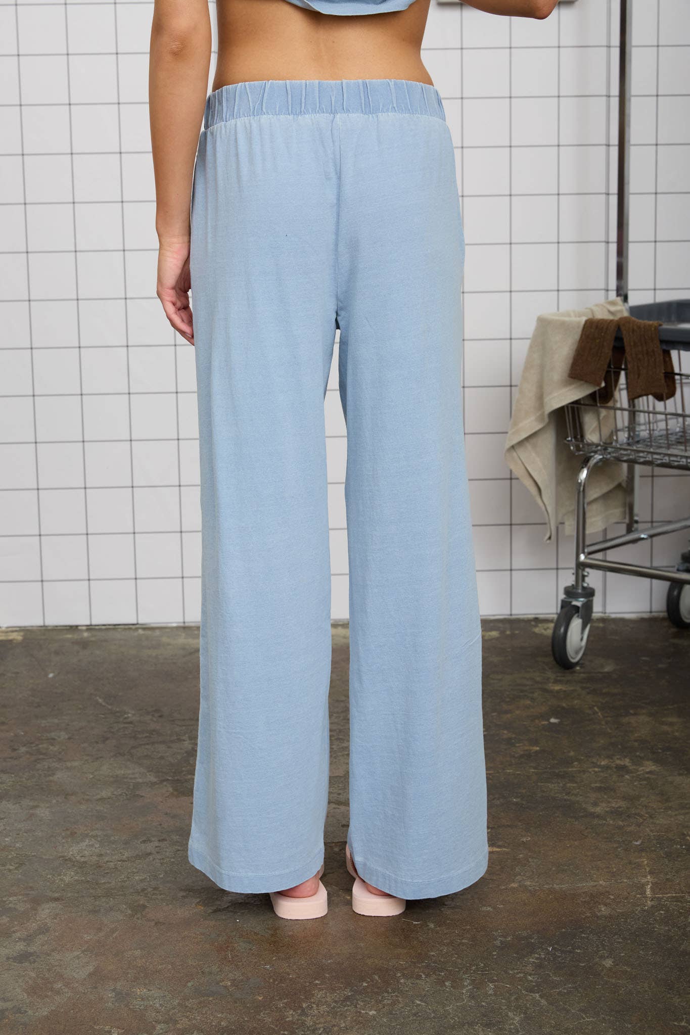 Summer Stroll Elastic Waist Pants
