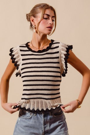 Desirable Destination Knit Sweater Top (S-XL)