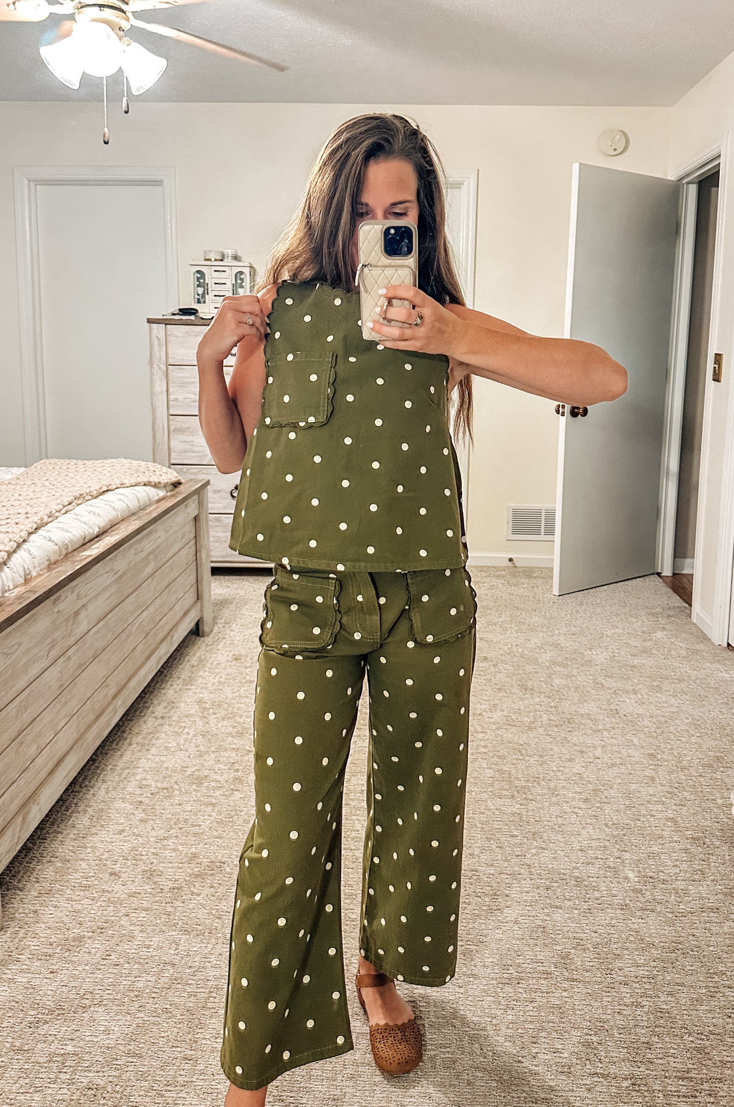 O-LIVE Dots Pants