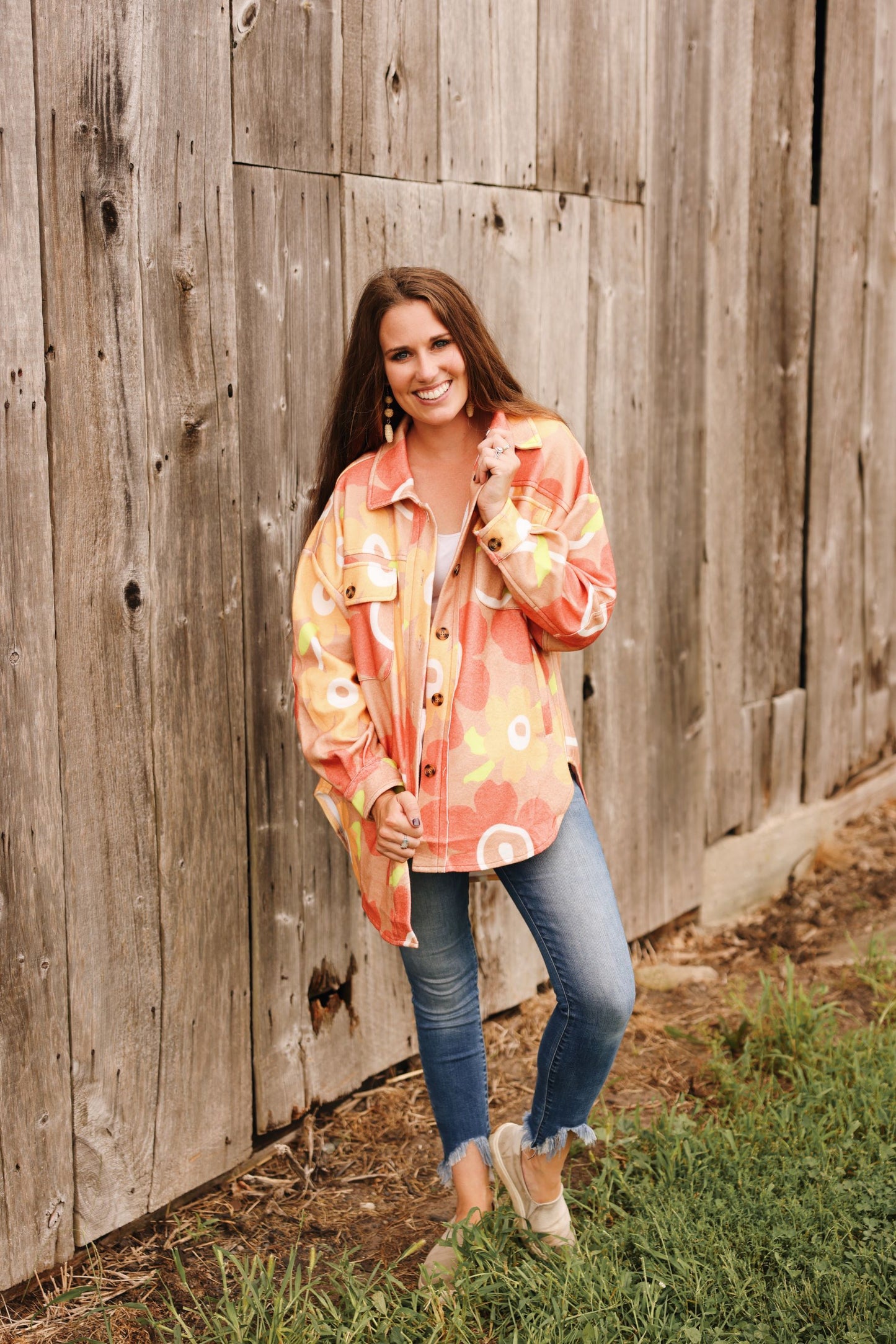 Blossom Breeze Longline Shacket