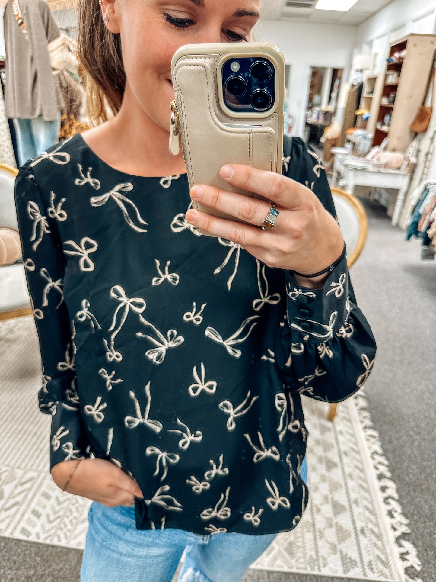 Tied & True Bow Blouse
