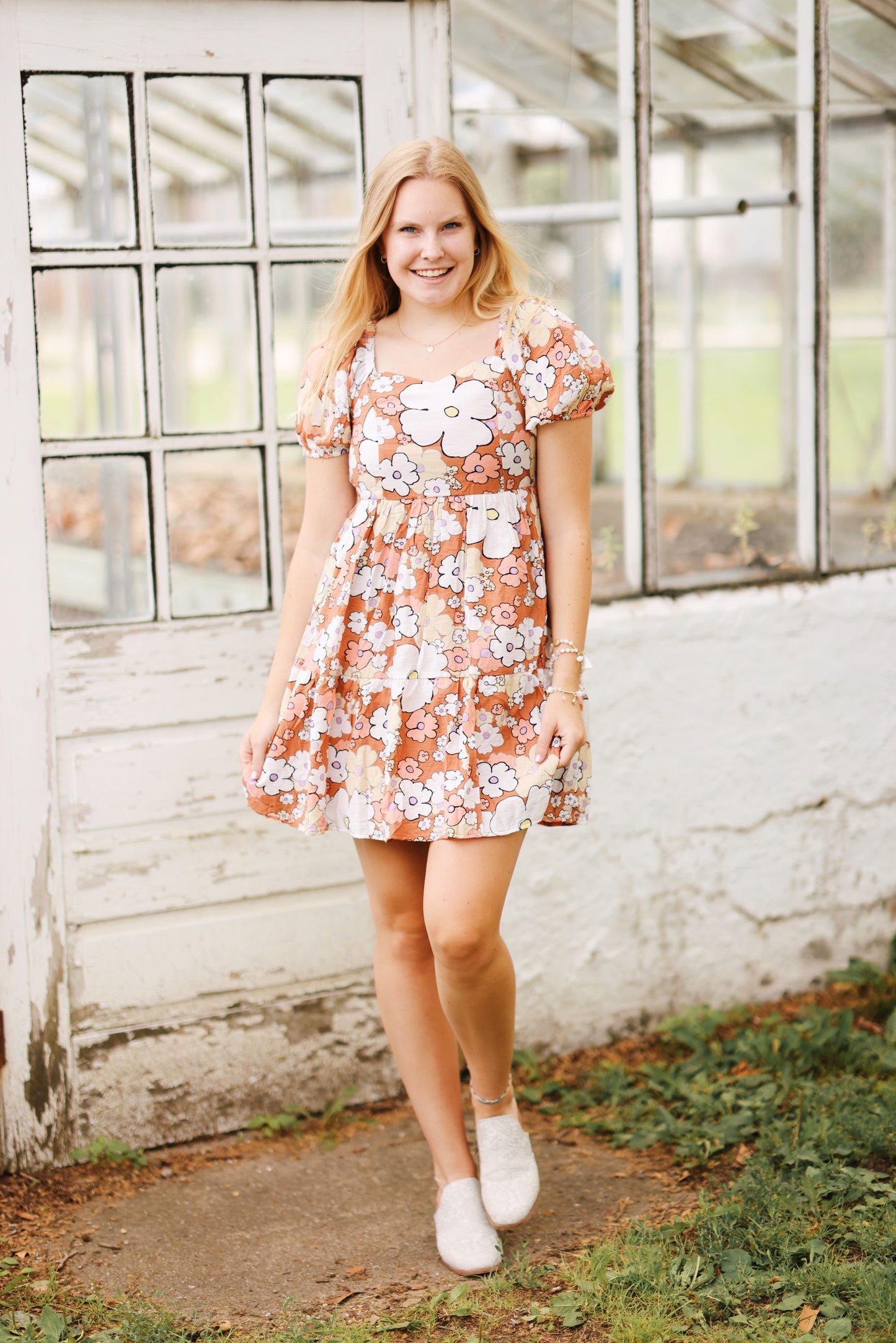 The Flora Floral Dress