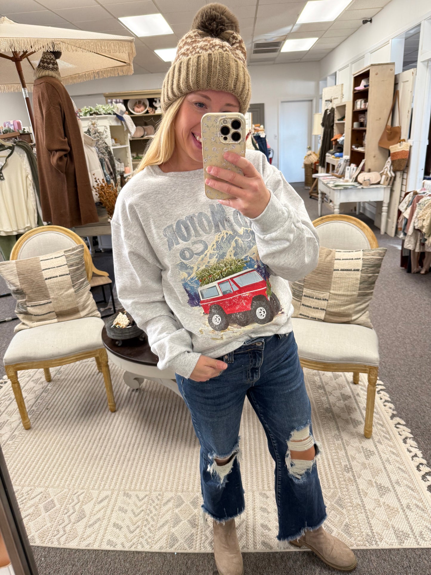 Cozy Cute Pom Beanie