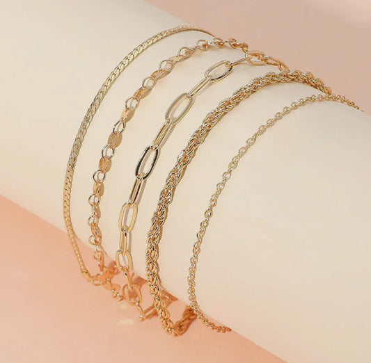 Chained To Me Dainty Bracelet (5 Styles)