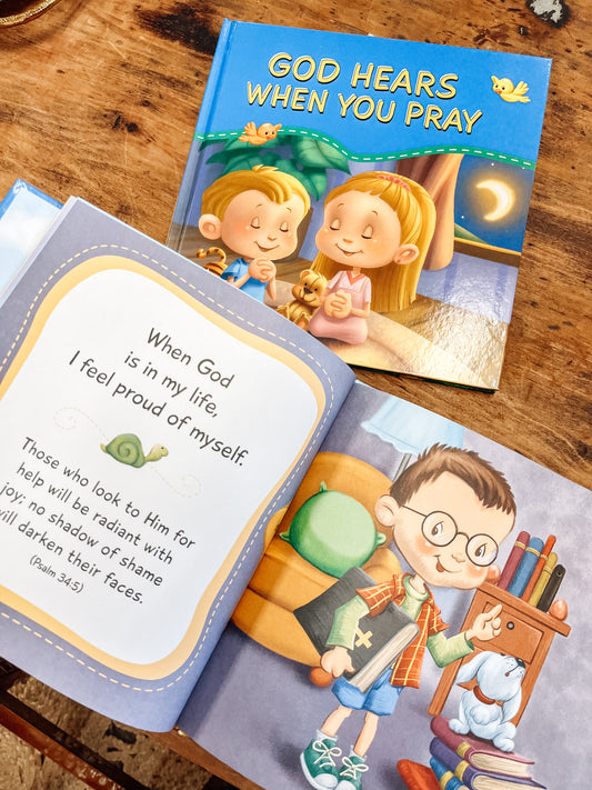 God Hears When You Pray Children's Book