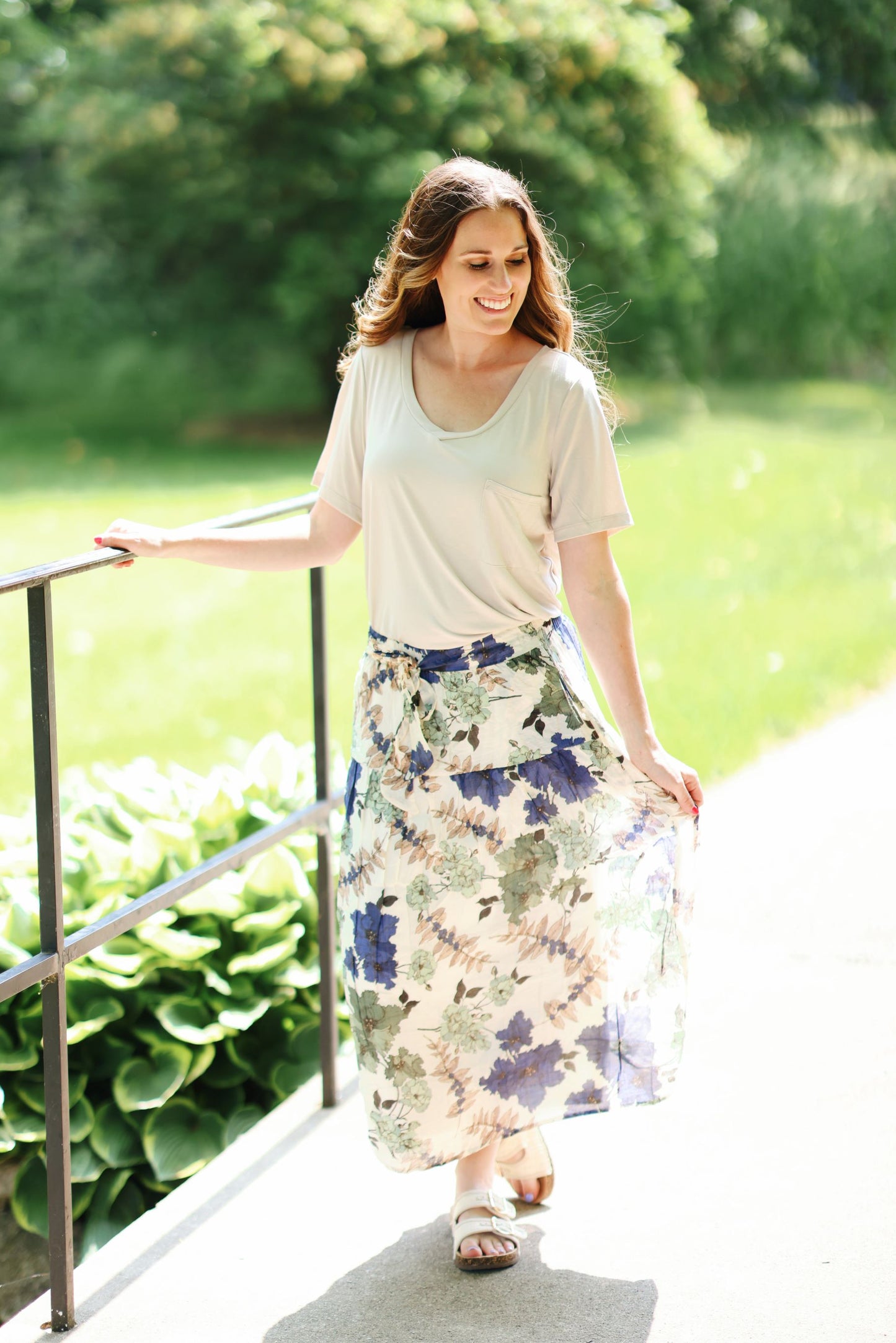 Forest Walk Midi Skirt