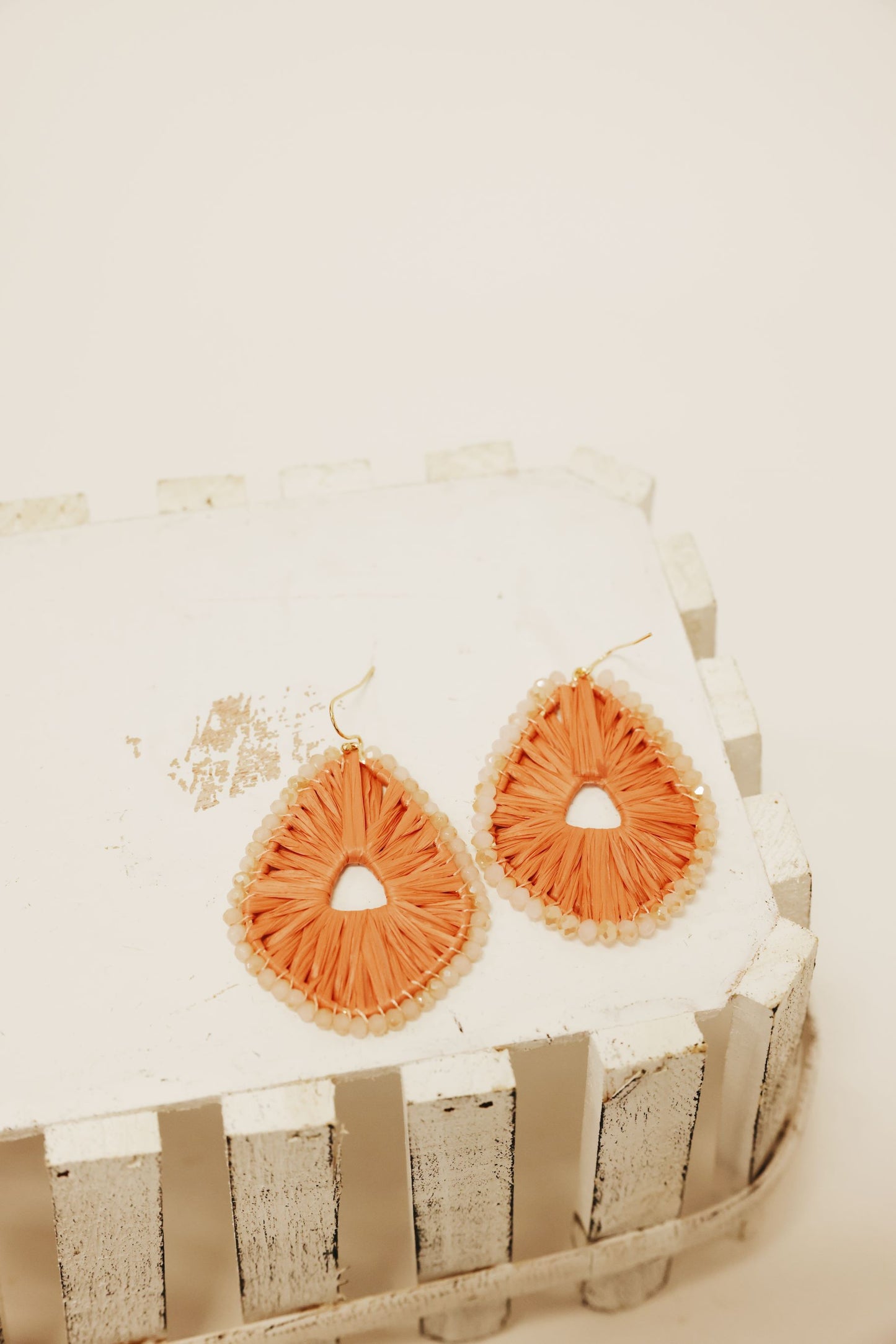 Wrapped in Raffia Earring