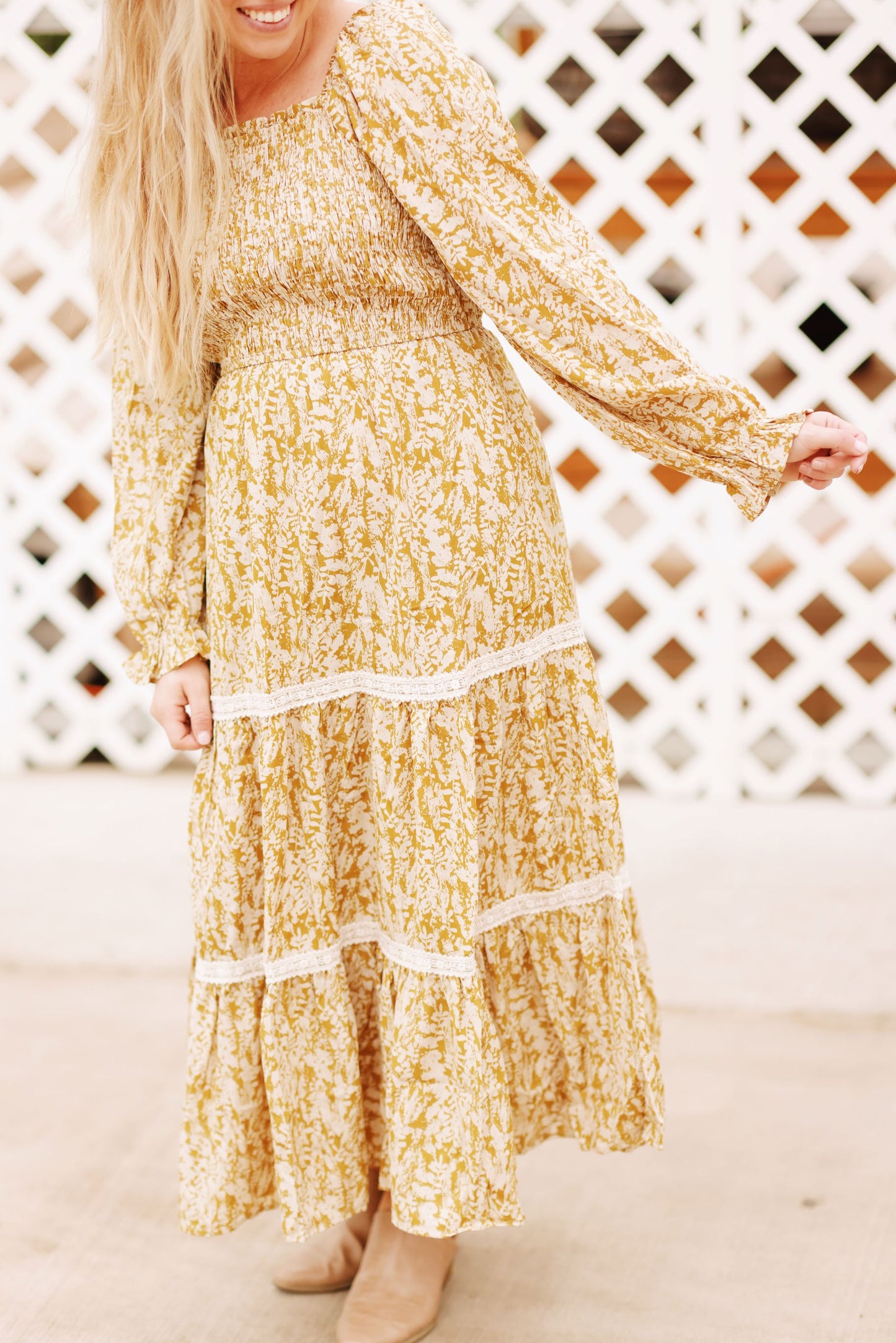 Autumn Splendor Midi Dress