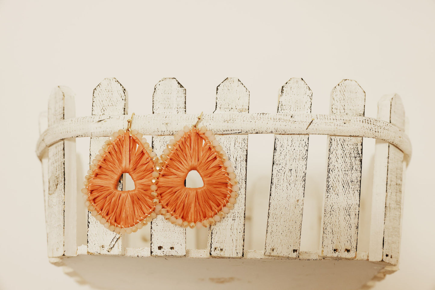 Wrapped in Raffia Earring