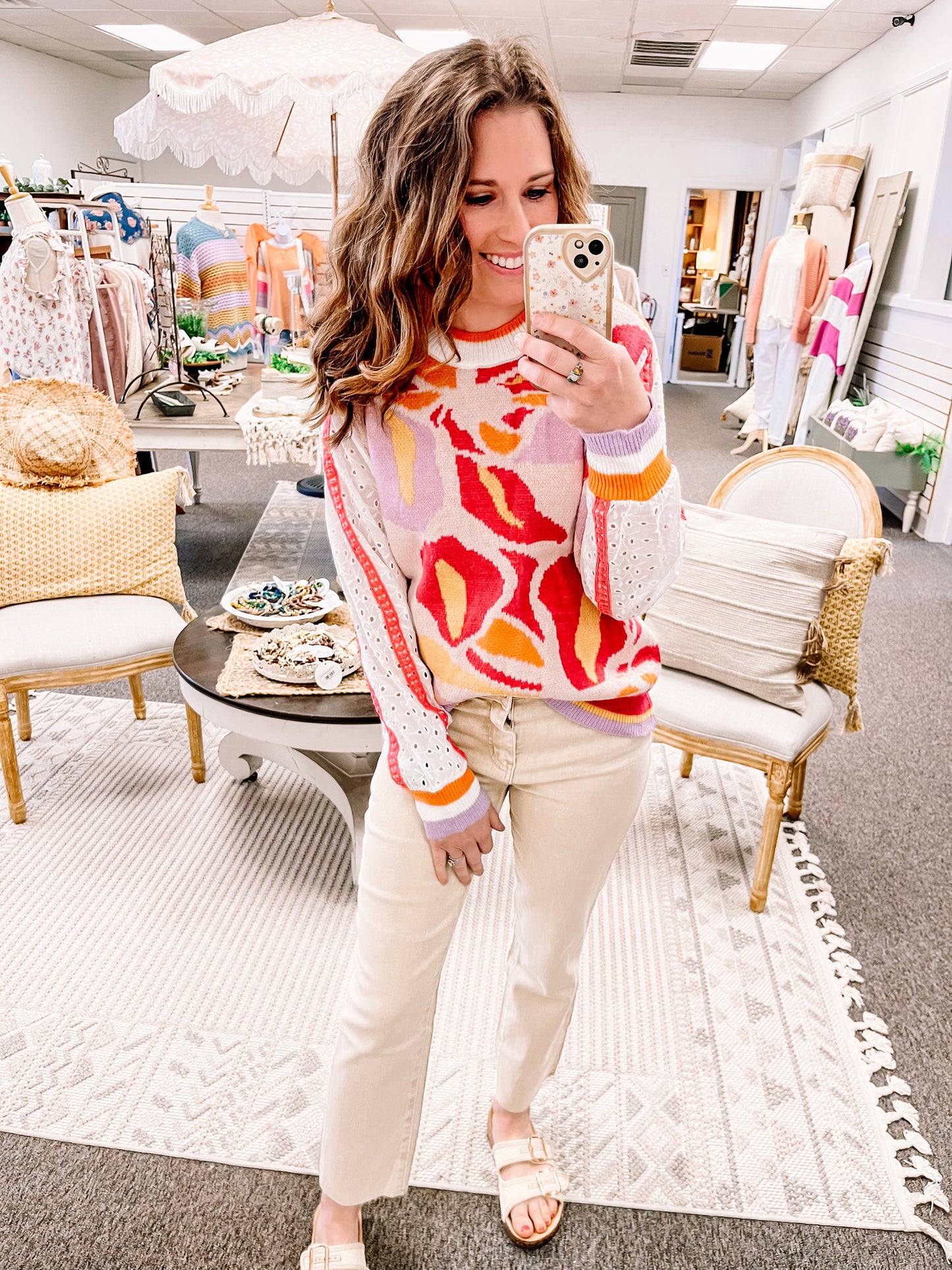 The Tidal Twist Woven Top (S-XL)