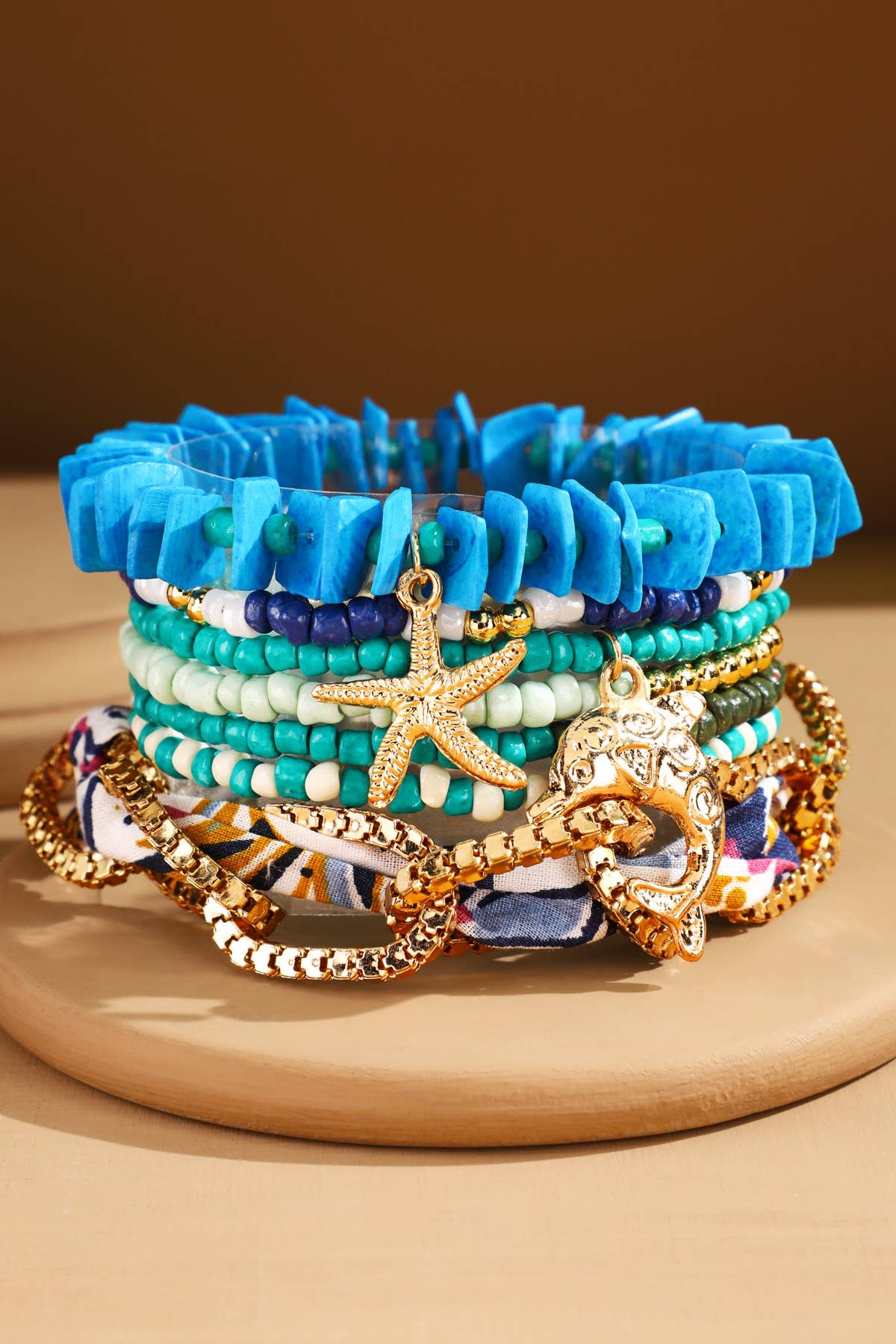 Ocean Is Calling Bracelet Stack
