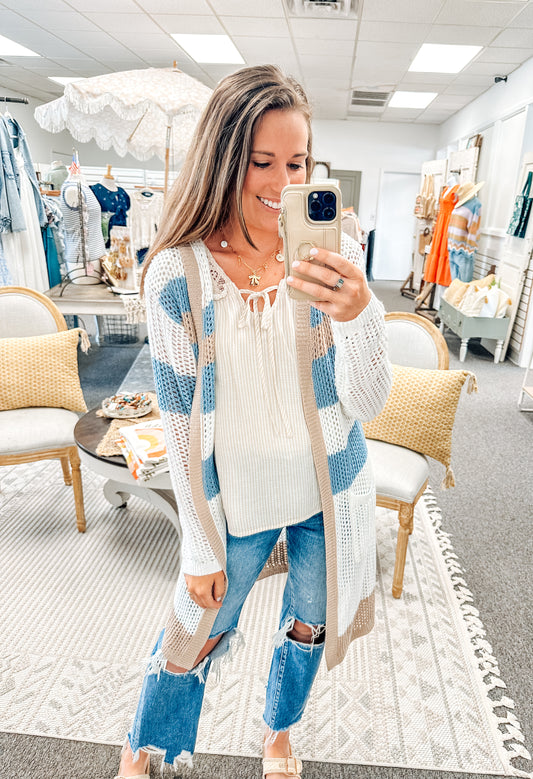 The Canyon Open Knit Cardigan