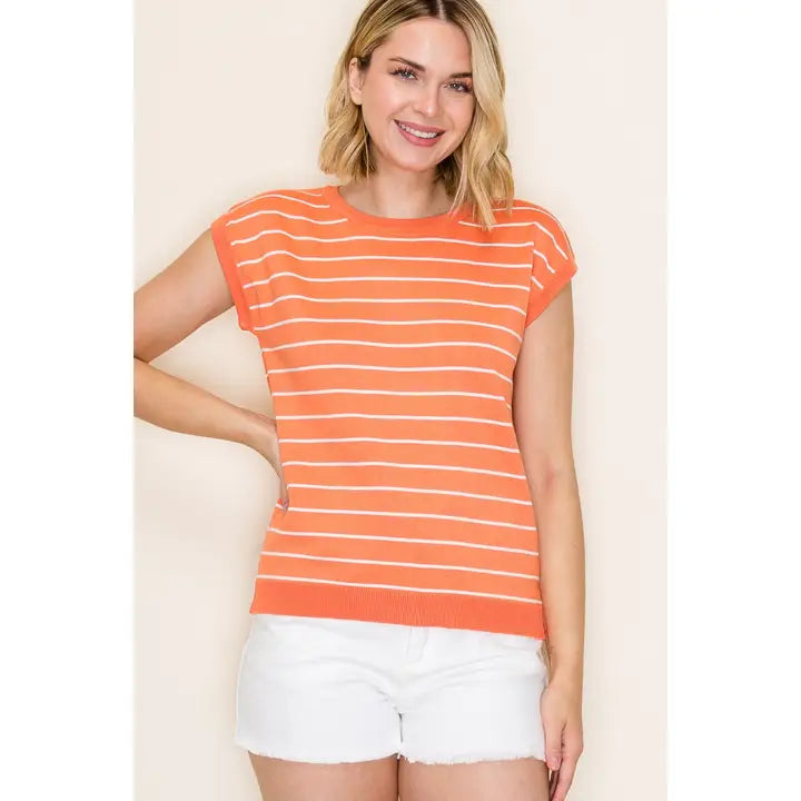 The Sunset Striped Knit Top (S-XL)