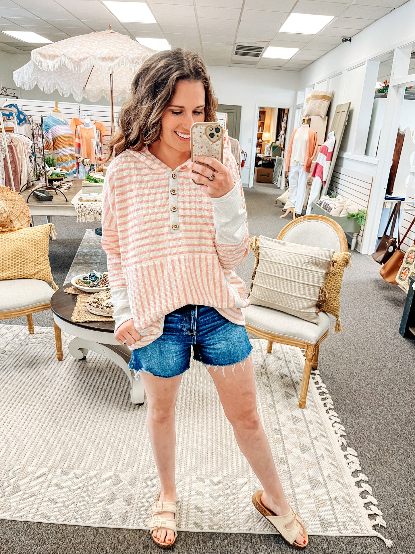 Chill Striped Hoodie